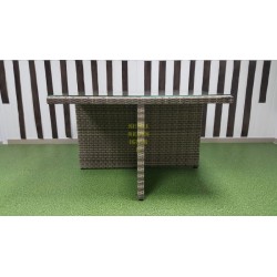Плетеный обеденный стол «Barbados» 120х120 см