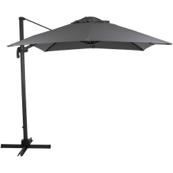 Зонт "Linz" 250х250, серый каркас/серый купол