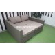 Мебель из ротанга лежак-кровать «Louisiana» mocco