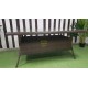 Плетеный стол «Samurai» brown 160х90 см 