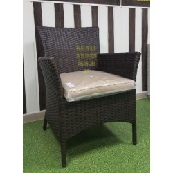 Плетеное кресло «Nina» Royal brown