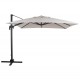 Зонт "Linz" 300х300, серый каркас/купол хаки