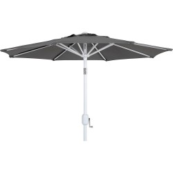 Зонт "Cambre", диаметр 200, купол серый/белый каркас