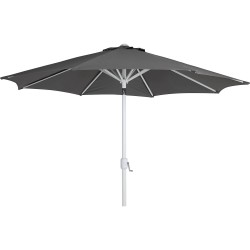 Зонт "Cambre", диаметр 300, купол серый/белый каркас
