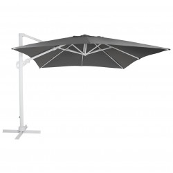 Зонт "Varallo", 300х300, белый каркас/серый купол