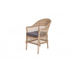 Плетеное кресло "Сицилия", цвет соломенный