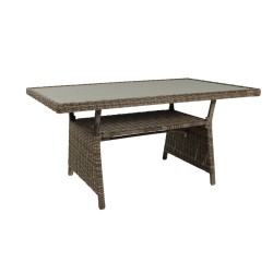 Плетеный стол "Soho" rustic, 143х86 см