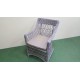 Плетеное кресло «Beatrix» grey