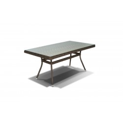 Плетеный стол  "Латте" 160х90 см коричневый
