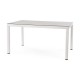 Плетеный стол "Milano" white 150х90 см
