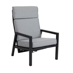 Кресло регулируемое из алюминия "Belfort" black