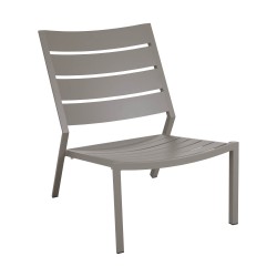 Лаунж-кресло из алюминия "Delia", цвет бежевый