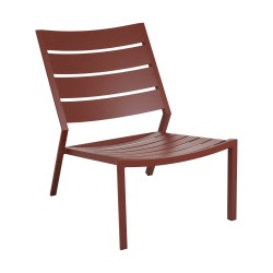Лаунж-кресло из алюминия "Delia", цвет красный