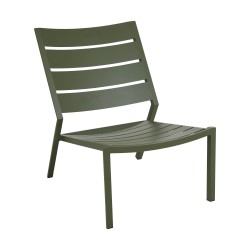 Лаунж-кресло из алюминия "Delia", цвет зеленый