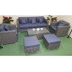 Плетеная мебель «Allegro» natur&grey set 1