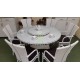 Плетеная мебель «Era» dining white cream