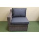 Плетеный модульный диван «Glendon» пятиместный