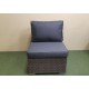 Плетеный модульный диван «Glendon» трехместный