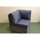 Плетеный угловой модульный диван «Glendon» type 5