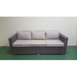 Плетеный диван «Adagio» beige 3-х местный