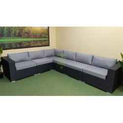 Плетеный угловой модульный диван «Luisa»