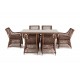 Плетеная мебель "Латте-160 L", цвет коричневый