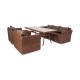 Мебель из ротанга "Моккачино" коричневая
