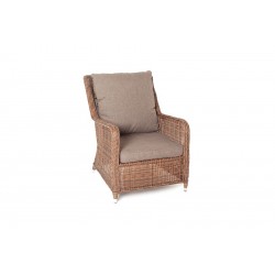 Плетеное кресло "Гляссе", цвет коричневый