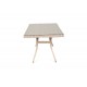 Плетеный стол "Латте" 160х90 см, цвет бежевый