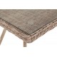 Плетеный стол "Латте" 160х90 см, цвет бежевый