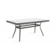 Плетеный стол "Латте" 160х90 см, цвет графит