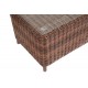 Плетеный кофейный стол "Кон Панна", цвет коричневый