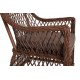Плетеное кресло "Латте" коричневое
