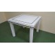 Плетеный стол «Aurora» white cream 90