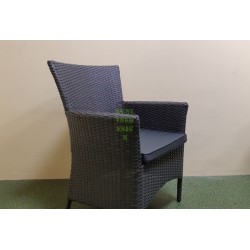 Плетеное кресло «Nina» grey