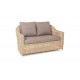 Плетеный диван "Кон Панна", цвет соломенный