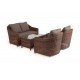 Плетеная мебель "Кон Панна", цвет коричневый