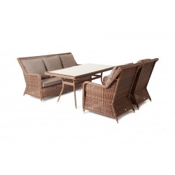 Мебель из ротанга "Гляссе", цвет коричневый