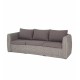 Плетеный диван "Кальяри", цвет серый