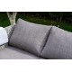 Плетеный диван "Кальяри", цвет серый