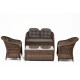 Плетеная мебель "Равенна", цвет коричневый