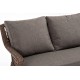 Плетеный диван "Гранд Латте", цвет коричневый