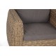 Плетеное кресло "Кальяри", цвет соломенный (гиацинт)