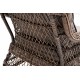 Плетеное кресло "Гранд  Латте", цвет коричневый