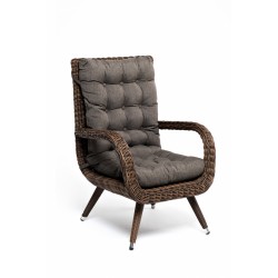 Плетеное кресло "Толедо", цвет коричневый