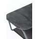 Кофейный стол  "Гранада" из алюминия, цвет "серый гранит"