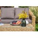 Плетеный диван "Кон Панна", цвет соломенный гиацинт