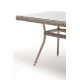 Плетеный стол  "Латте" 200х90 см, цвет бежевый