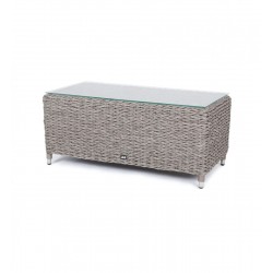Плетеный кофейный стол "Кон Панна", цвет серый гиацинт