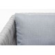 Садовый диван "Монако", двухместный, цвет светло-серый